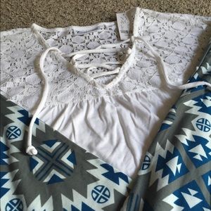 LuLaRoe TC legging with NY&Co shirt